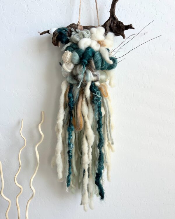 Teal Flower Weave