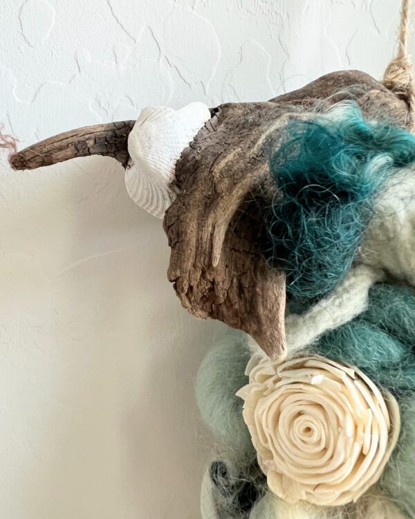 Teal Flower Weave