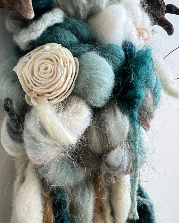 Teal Flower Weave